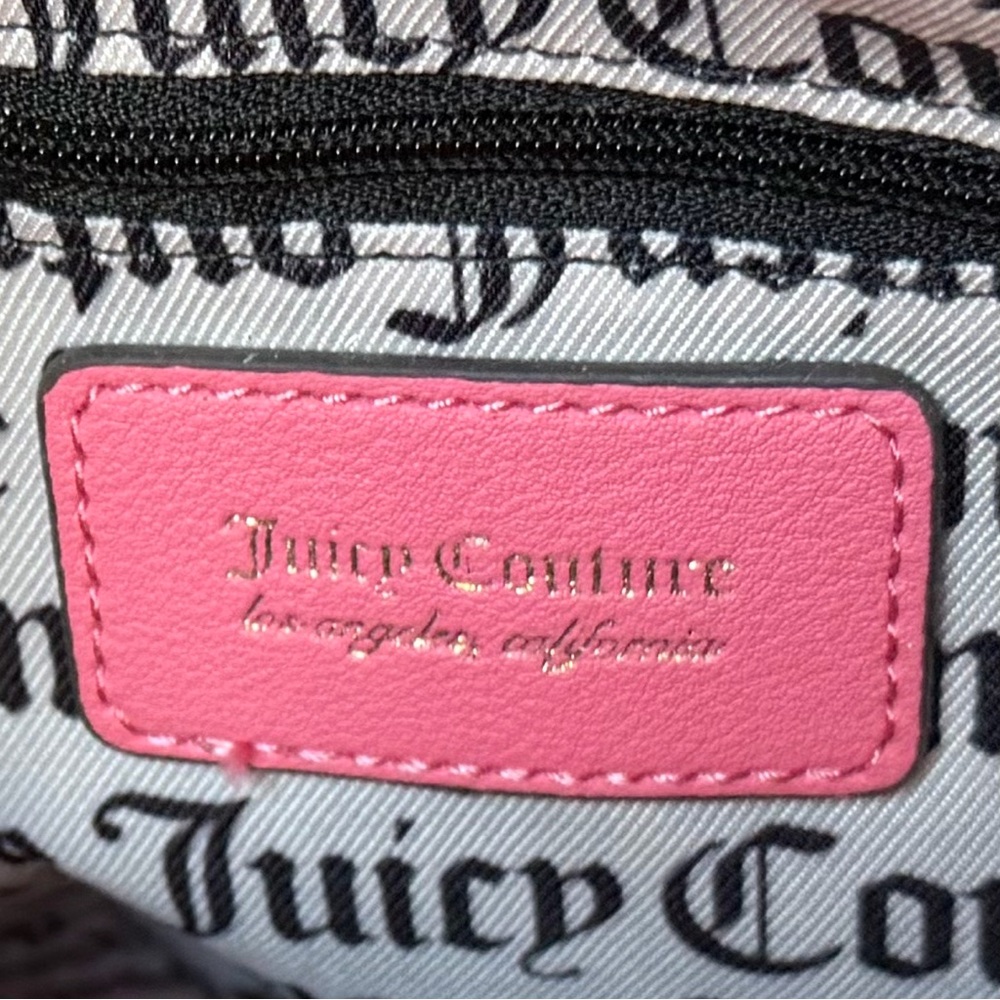 Juicy Couture Pink Women's Monogram Backpack Handbag 10X10 - Picture 6 of 14